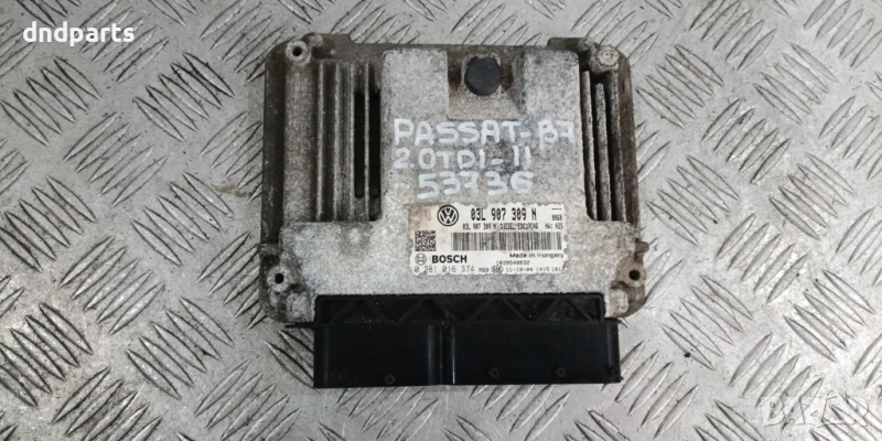 Компютър VW Passat B7 2.0TDI 2011г. 03L907309N 0281016374	, снимка 1