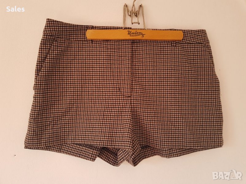Къси панталони пепит H&M L, снимка 1