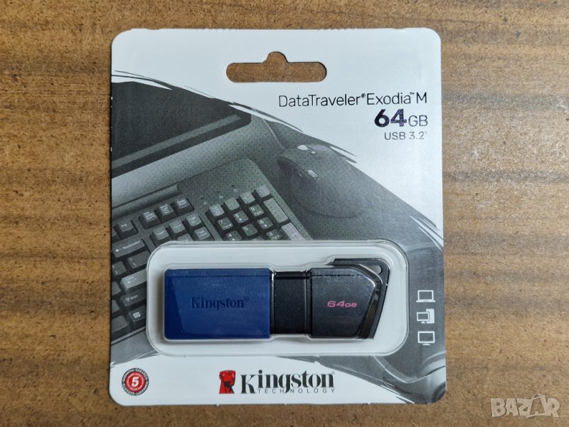 Нова 64GB Kingston Флашка 64ГБ USB 3, снимка 1