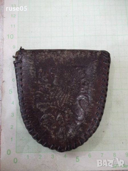 Портмоне от естествена кожа малко старо от соца, снимка 1