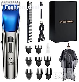 Нов Водоустойчив Безжичен самозаточващ се тример за брада и коса/Подарък Мъж, снимка 1