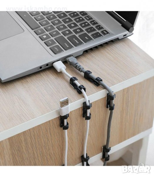 САМОЗАЛЕПВАЩ СЕ ДЪРЖАЧ ЗА КАБЕЛ - код 3147, снимка 1