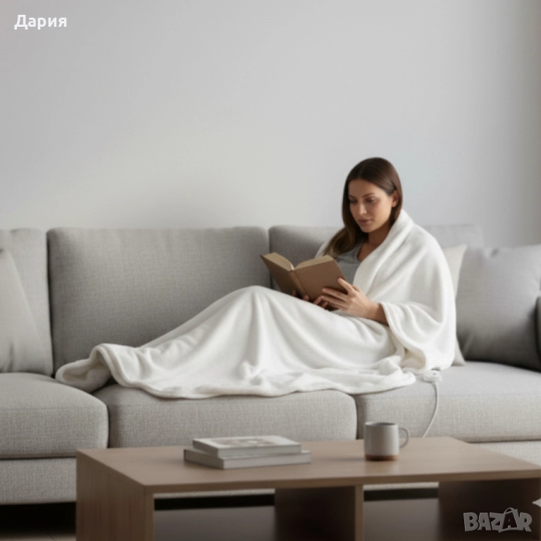 Електрическо одеяло Rosberg RS8510AS – 150×80 см, 60W, 2 степени на температура, снимка 1