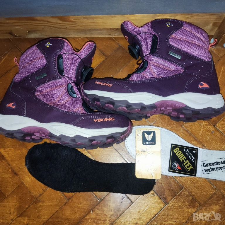 Боти VIKING с Gore Tex материал и BOA система за закопчаване . Перфектни като нови номер 36., снимка 1