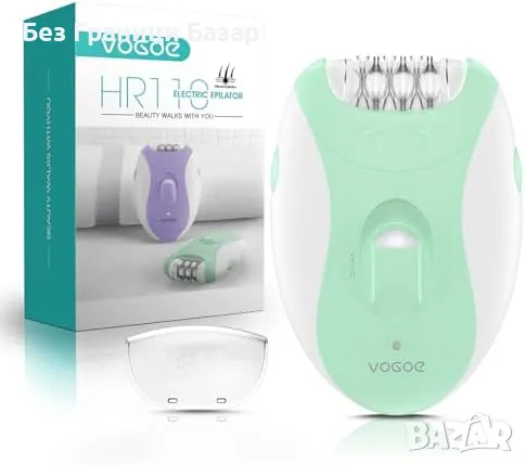 Нов Епилатор VOGOE 21 пинсети, LED, 2 скорости, безжичен за косми жени, снимка 1