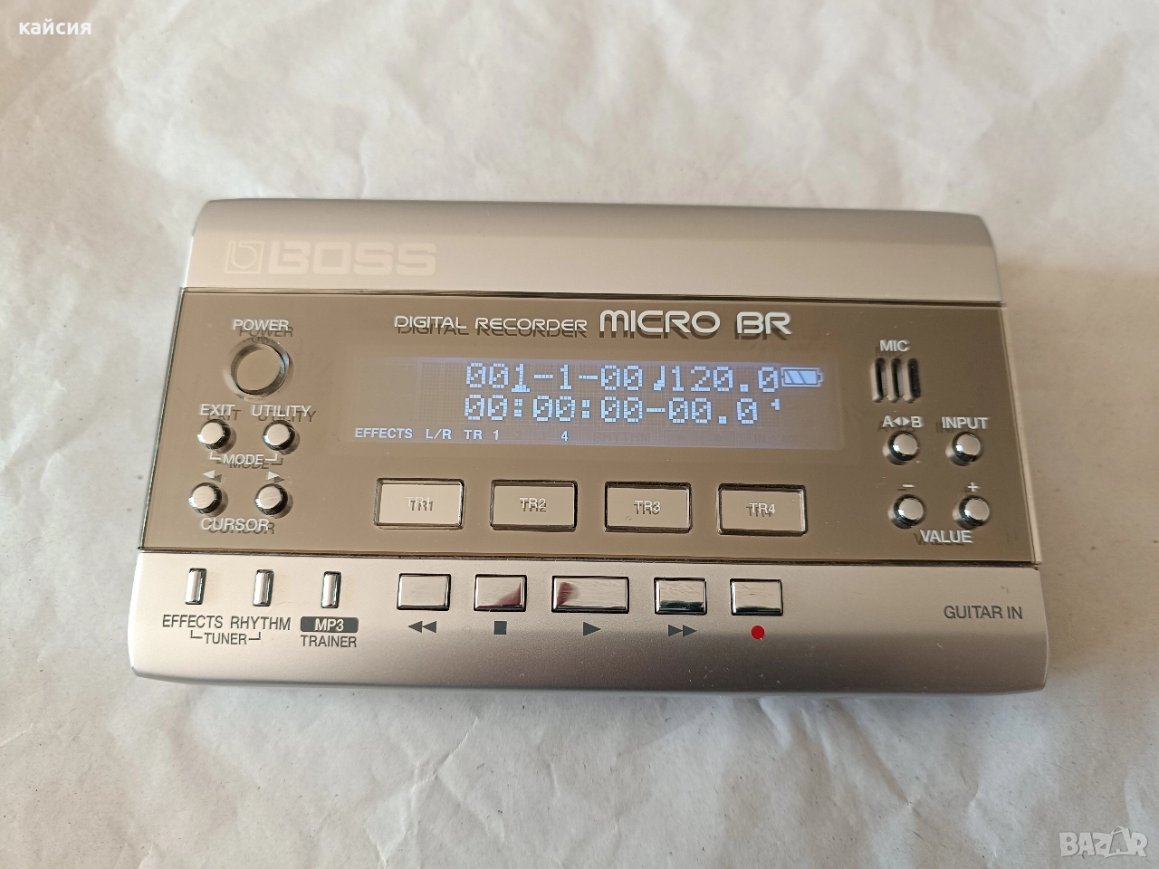BOSS Digital Recorder Micro BR, снимка 1