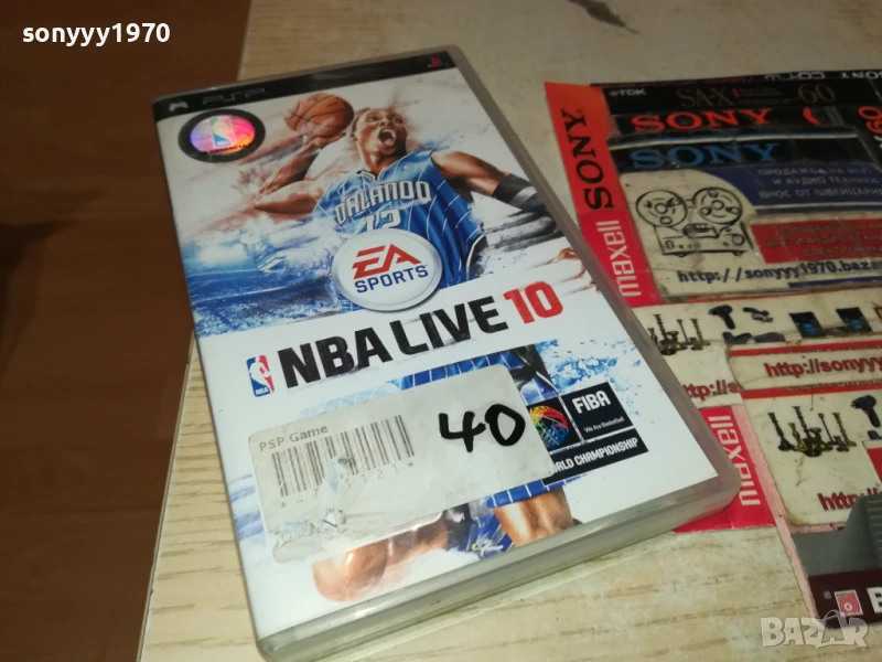 SONY PSP NBA LIVE 10 GAME-ВНОС GERMANY 2707251237, снимка 1