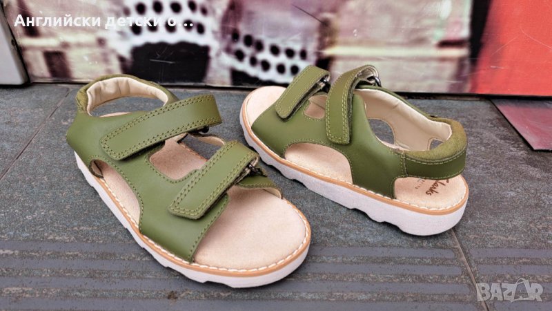 Английски детски сандали естествена кожа-CLARKS , снимка 1