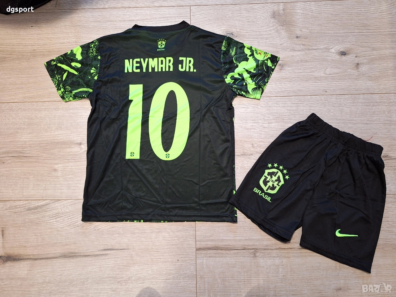 Детски флуоресцентен футболен екип на Неймар Бразилия!!!, снимка 1