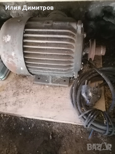 Продавам трифазен електромотор 5,5kw, снимка 1