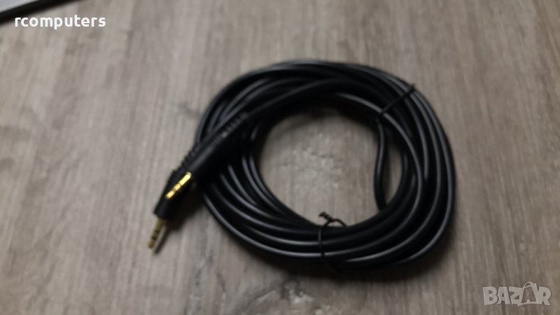 Аудио кабел 3.5mm M-M 5m, снимка 1