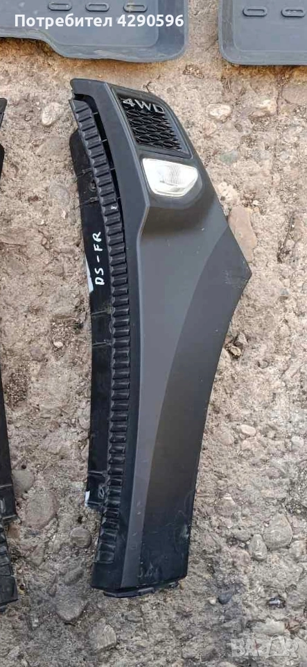 Лайсна за десен калник Dacia Duster / Дачия Дъстър след 2017г., снимка 1