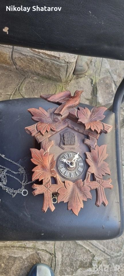 дървен немски часовник с кукувица , снимка 1