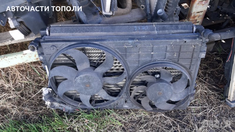 Оригинални Радиатор+воден+клима Перки VW Golf 6 1.6-102к.с., снимка 1