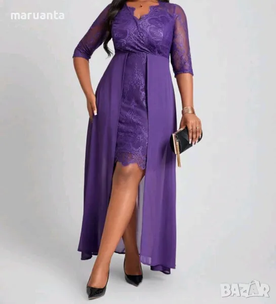 Елегантна рокля за повод за по-едри дами, р-р Хл, снимка 1