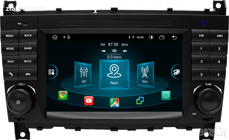 MERCEDES C CLK 7" W203 W467 АНДРОИД НАВИГАЦИЯ, 9321, снимка 1