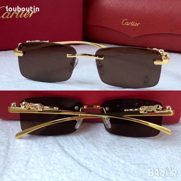 Cartier висок клас слънчеви очила Мъжки Дамски слънчеви 4 цвята, снимка 1
