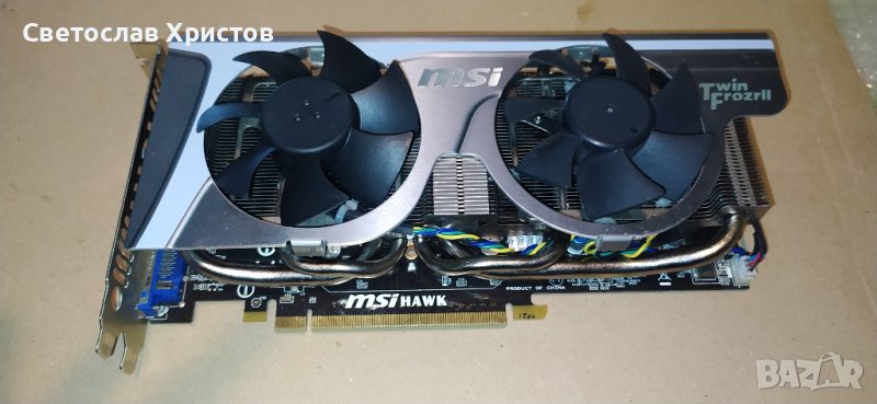 Продавам видео карта nVidia MSI N460GTX HAWK 1GB DDR5 256bit 2xDVI mini HDMI PCI-E, снимка 1