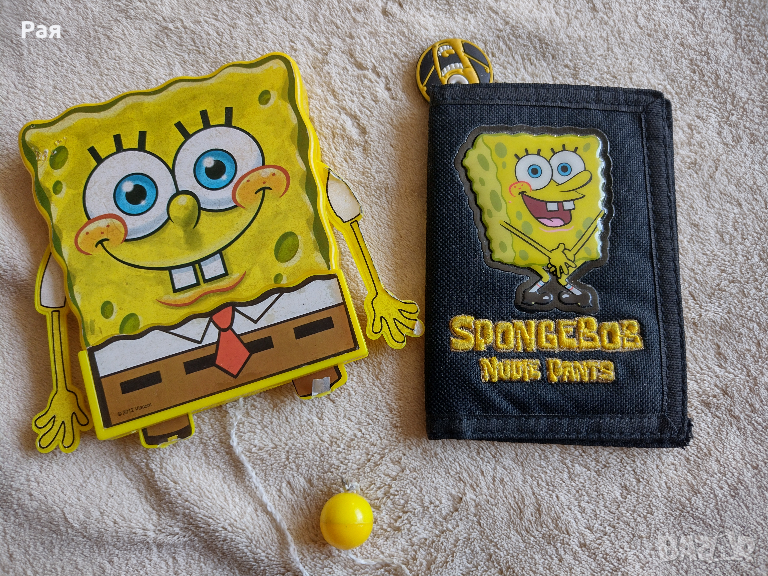 Портмоне Спондж Боб Квадратни гащи SpongeBob, снимка 1