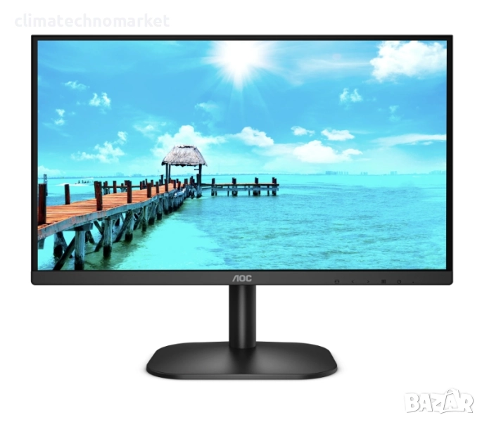Монитор, AOC 22B2H/EU, 21.5" VA WLED, 1920x1080@75Hz, 4ms GtG, 250cd m/2, 3000:1, DCR 20M:1, Flicker, снимка 1