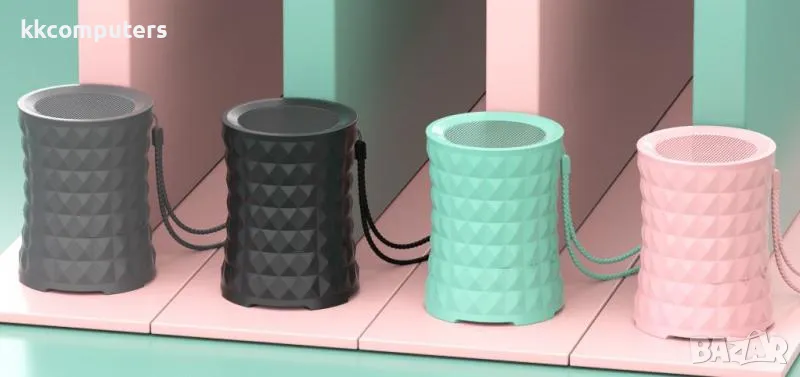 Aibimy MY216BT Bluetooth тон колонка / Розов / Баркод : 2403180, снимка 1