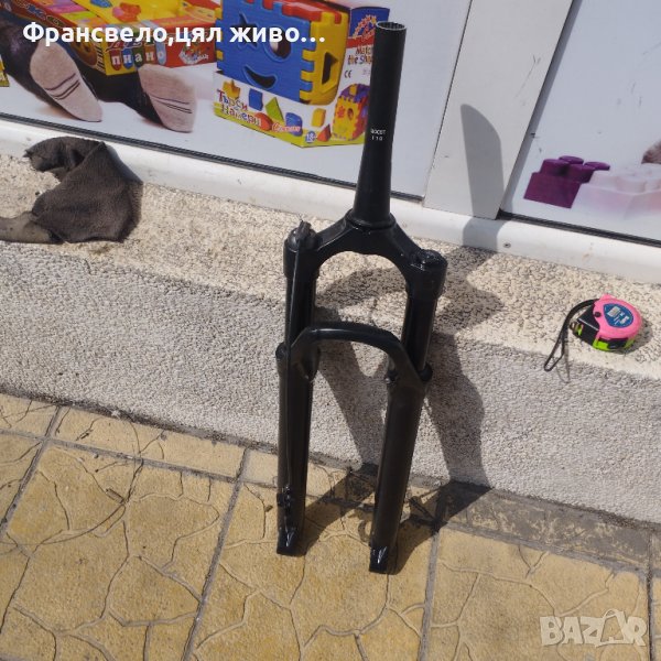 29 цола въздушна заключваща вилка за велосипед колело ос 15 , снимка 1