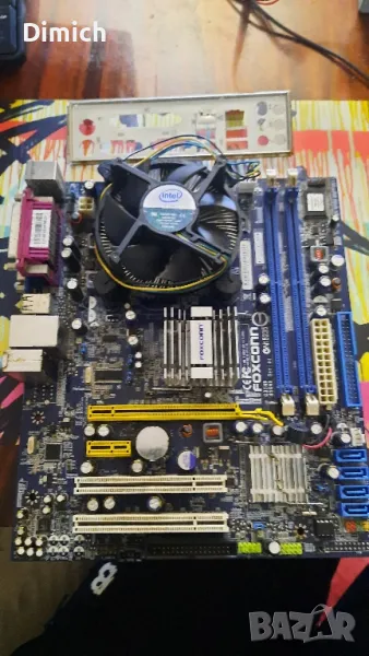 Дънна платка Foxconn G31MX Cpu Core 2 Duo E8400, снимка 1