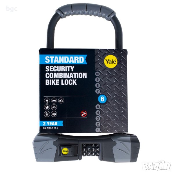 Ново Заключващо устройство Катинар U-Lock Yale, С шифър, 4 цифри, 13/230, Висок Клас - 24 месеца гар, снимка 1
