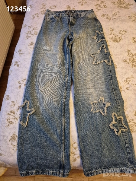 Дънки широк крачол, снимка 1