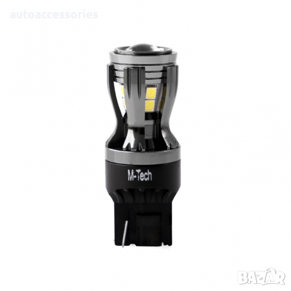 3000053336 Крушка диодна 1брой 14x OSRAM SMD2538 LED LB822W-01B - T20 12-24V Canbus, White, снимка 1