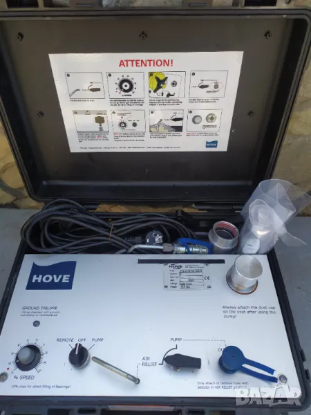 HOVE -Машина за пълнене с грес на индустриални машини иветрогенератори ., снимка 1