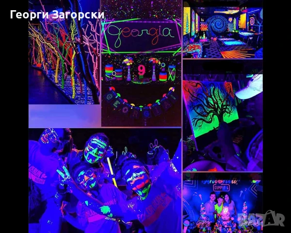 LED UV прожектор 50W - черна светлина - водоустойчив, снимка 5 - Прожектори - 51280683