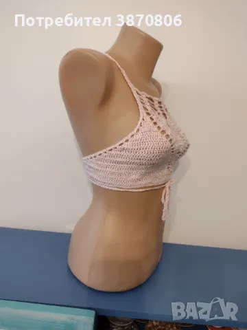 Дамско бюстие от вискоза и памук - универсален размер, снимка 2 - Корсети, бюстиета, топове - 50342436