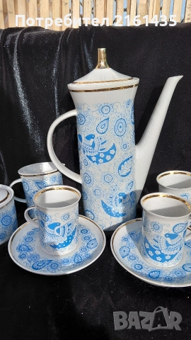 Нов неупотребяван Български порцеланов сервиз за кафе от старото производство , снимка 3 - Сервизи - 52957608