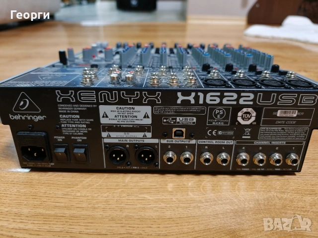 Behringer X1622USB , снимка 7 - Ресийвъри, усилватели, смесителни пултове - 53540389