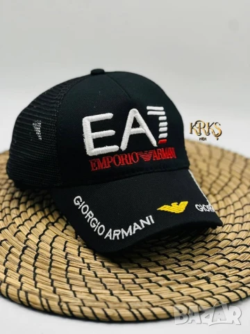 шапки с козирка emporio armani louis vuitton gucci , снимка 2 - Шапки - 51275320