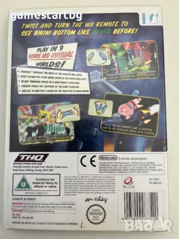 SpongeBob SquarePants: Creature from the Krusty Krab за Wii, снимка 2 - Игри за Nintendo - 49342040