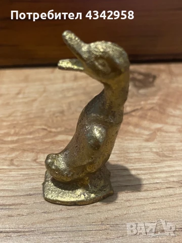 Стара бронзова фигурка « Патица»