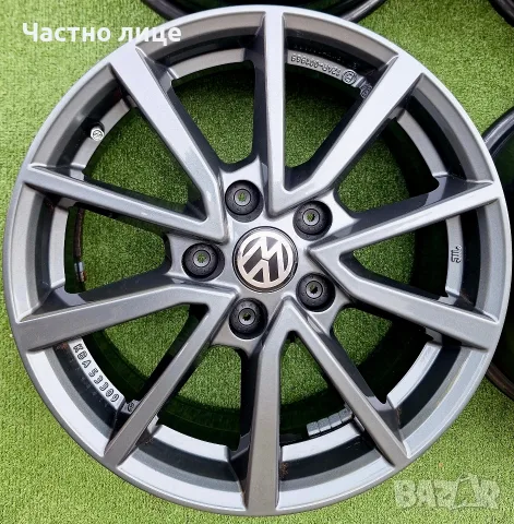 Продавам 4бр 16-ки джанти за Фолксваген Пасат, Голф, Туран, Кади , снимка 4 - Гуми и джанти - 55922403