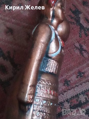 Бутилка стара керамична фигурална  ръчно рисувана етно тематика 43745, снимка 17 - Колекции - 44449158