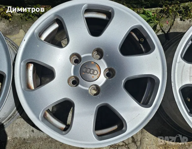 Оригинални ковани джанти за Audi 15" 5x112 – Fuchs (8E0601025), снимка 2 - Гуми и джанти - 55806387
