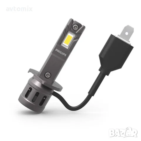  LED крушки предни фарове автомобил H1, Philips Ultinon Access 2500, 12V 13W LED крушки предни фаров, снимка 3 - Аксесоари и консумативи - 49706699