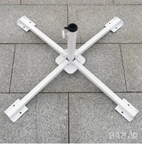 Стойка за чадъри (Подходяща за ,,Квадратен градински чадър")