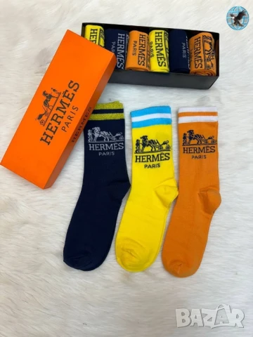 чорапи в кутия nike hermes karl lagerfeld fendi lacoste , снимка 9 - Дамски чорапи - 50746627