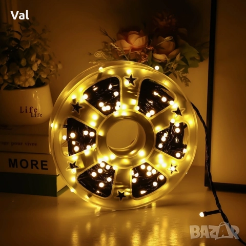 Водоустойчиви коледни LED лампички Звездно небе- 50 метра 240 светлини, снимка 7 - Декорация за дома - 52505408