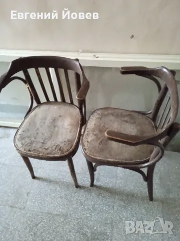 Виенски столове с подлакътници 35 се лева, снимка 2 - Столове - 48037976
