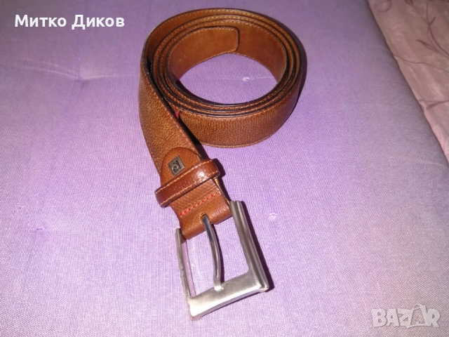 Pierre Cardin Belt колан естествена кожа 125см на 33мм нов