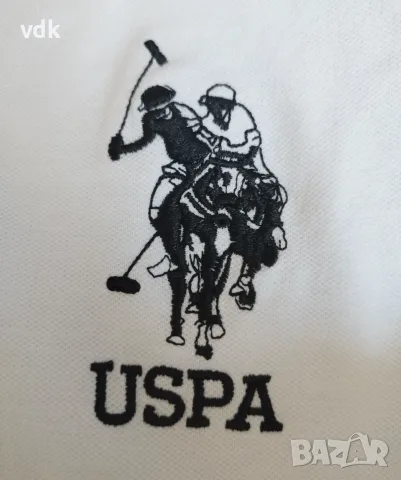 100% Оригинална страхотна мъжка тениска с яка U.S. POLO ASSN! , снимка 6 - Тениски - 55931625
