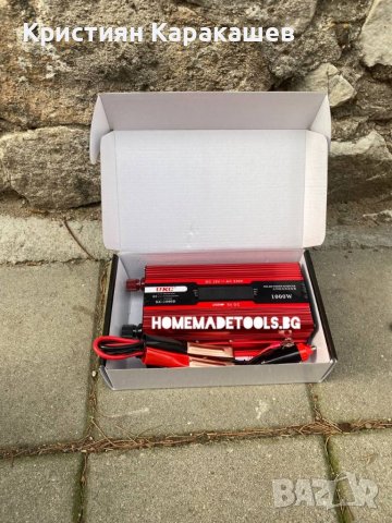 Инвертор на напрежение 12V/ 220V /1000W, снимка 2 - Други инструменти - 40198648