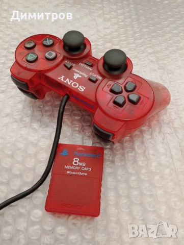 Playstation 2 контролер и мемори карта, снимка 3 - PlayStation конзоли - 53218988